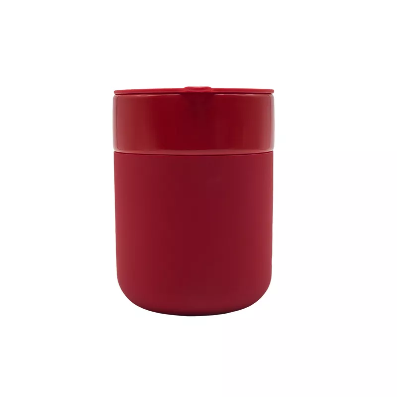 Kubek ceramiczny Caldo 370 ml - czerwony (R85322.08)