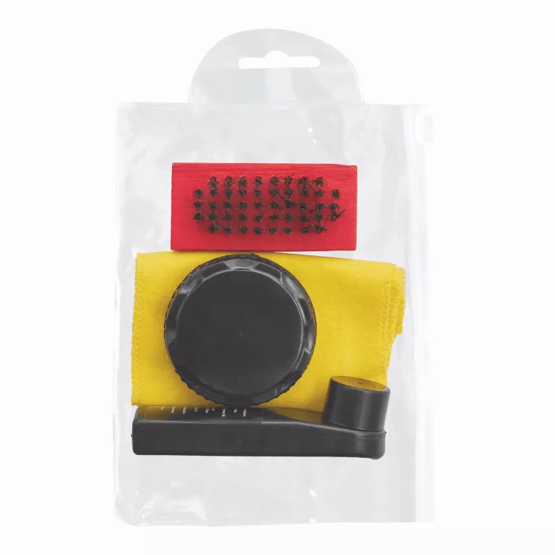 Zestaw do czyszczenia obuwia - czarny, czerwony, żółty (56-0405192)