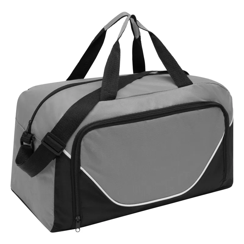 Sportowa torba - czarny, szary (56-0808531)