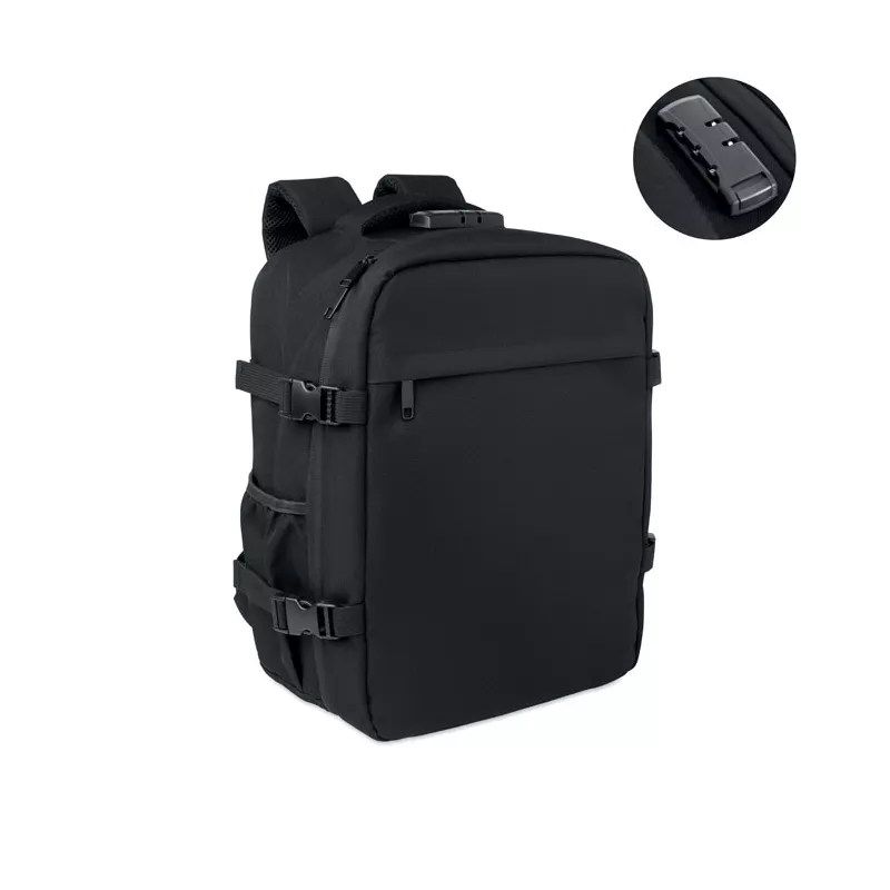 Plecak antykradzieżowy na laptop 15" 20 l LOCK&GO - Czarny (MO3137-03)