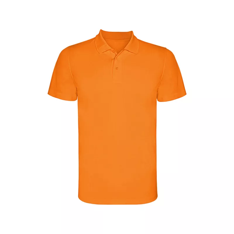 Sportowa koszulka polo z poliestru 150 g/m² ROLY MONZHA 0404 - Fluor Orange (R0404-FLORANGE)
