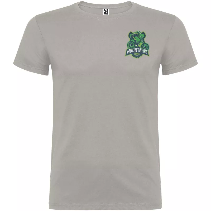 Koszulka T-shirt męska bawełniana 155 g/m² Roly Beagle - Perłowy szary (R6554-PRLGREY)