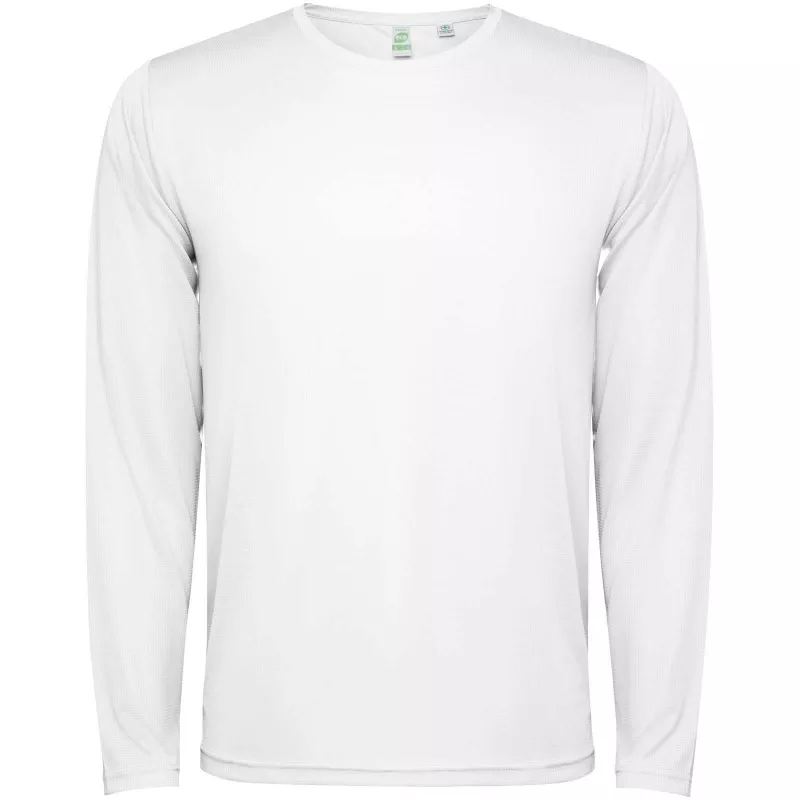 Estorii męska koszulka z długim rękawem - Biały (R0432-WHITE)