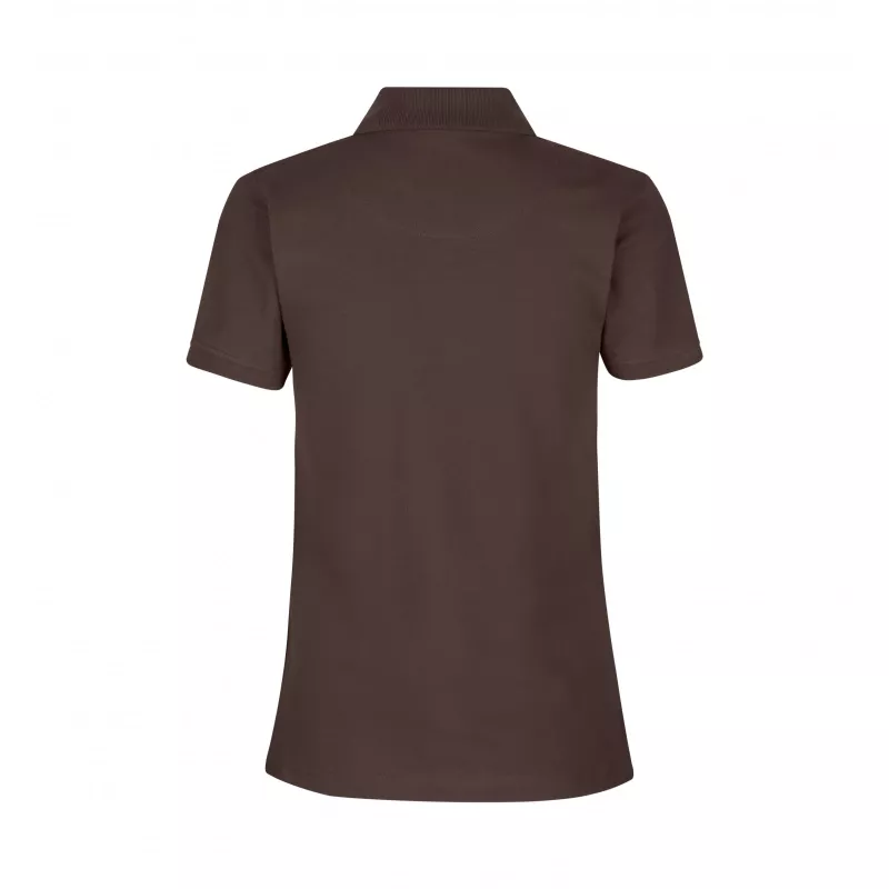 Koszulka bawełniana damska 210 g/m² ID Polo/stretch 527 - Mocca (0527-MOCCA)