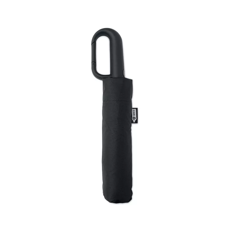 Parasol składany wiatroodporny 21" z RPET UMKRAB - Czarny (MO2692-03)