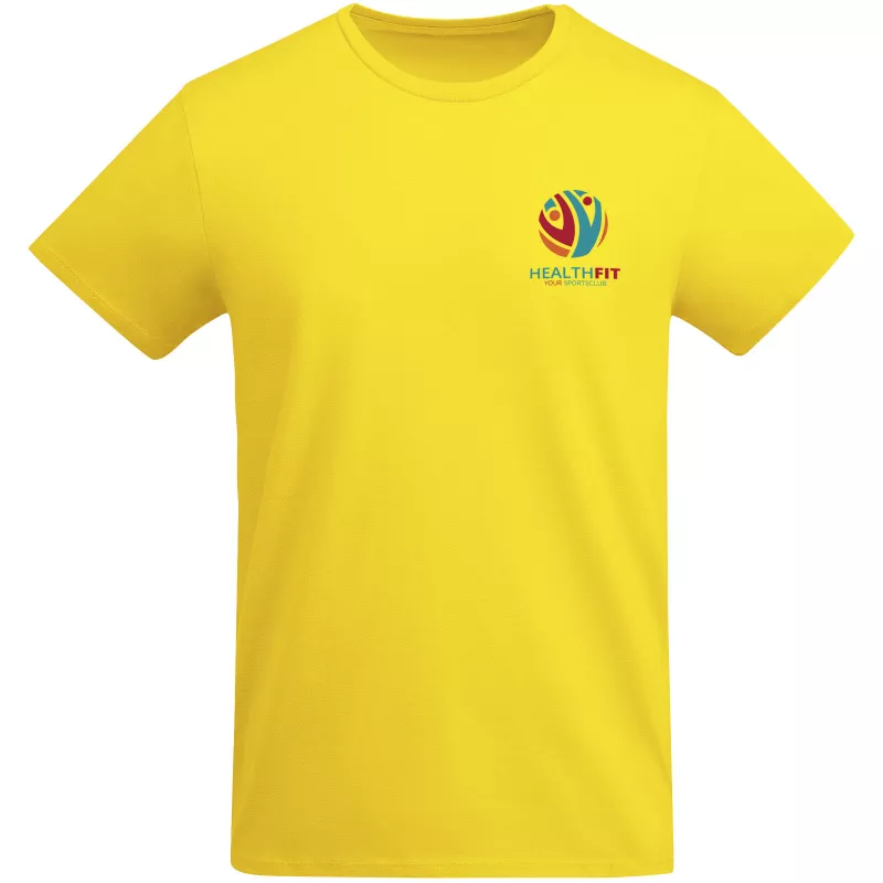 Koszulka T-shirt męska bawełniana 175 g/m² Roly Breda - Żółty (R6698-YELLOW)