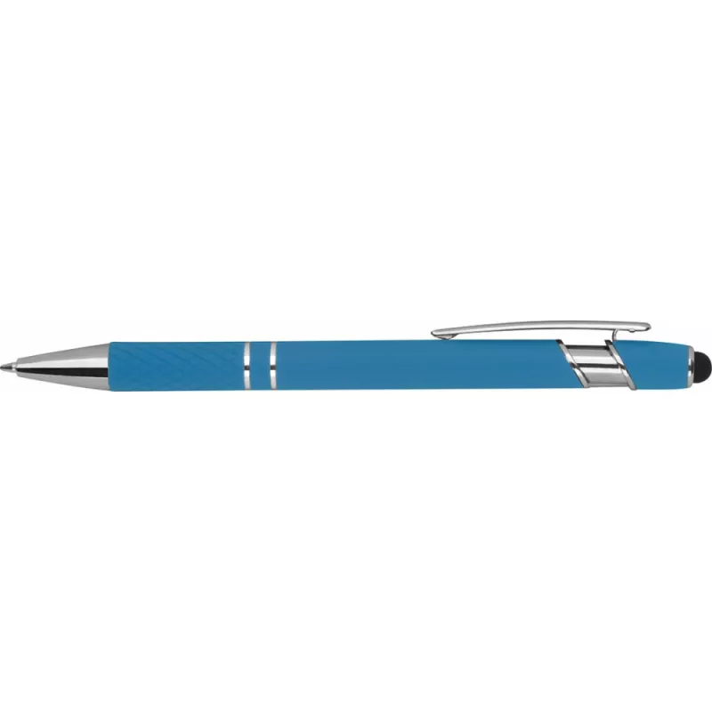 Długopis plastikowy touch pen - jasnoniebieski (1368924)