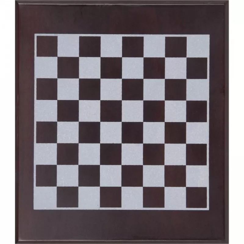 Zestaw do wina z szachami ERNST - brązowy (8403701)