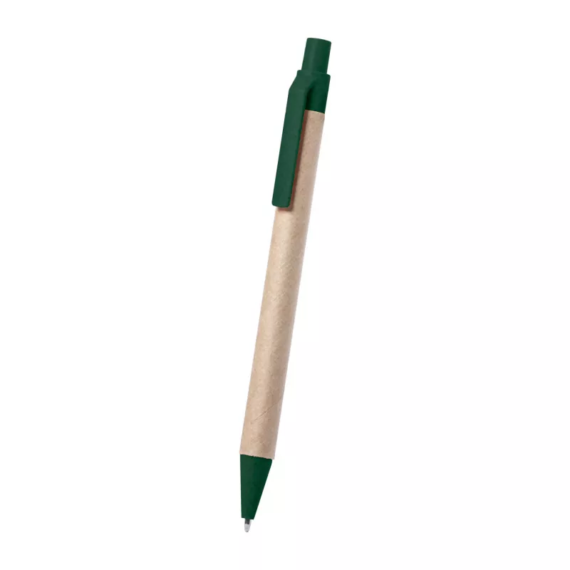 Desok długopis z papieru z recyklingu - ciemno zielony (AP721868-07A)