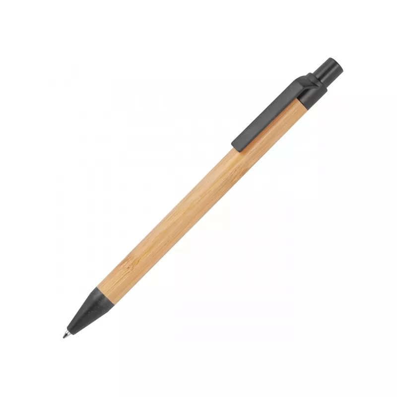 Długopis bambusowy Halle - czarny (321103)