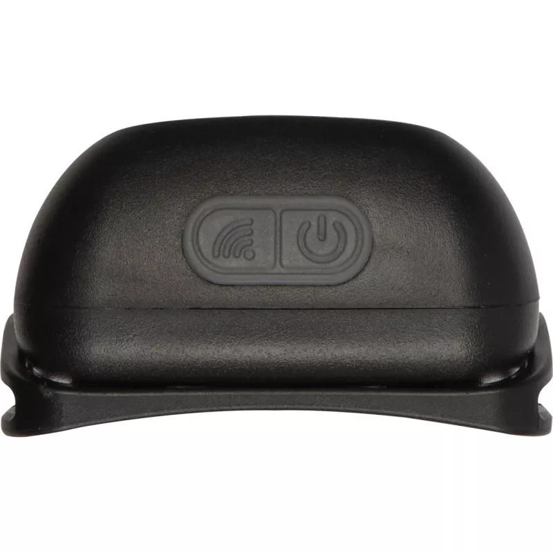 Latarka czołówka rPET LA PLATA - czarny (430603)