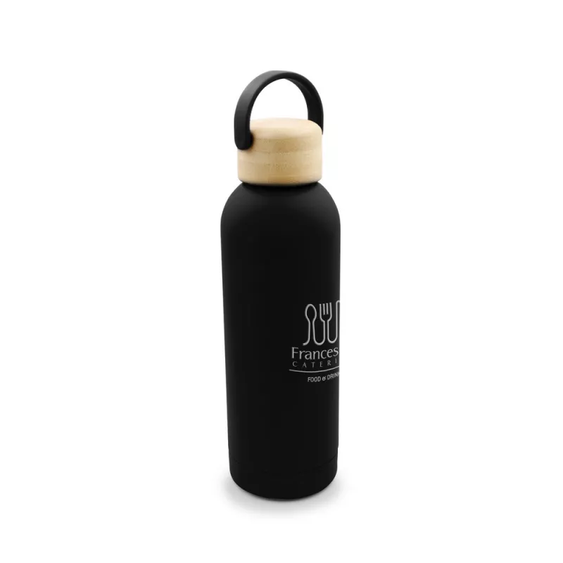 Butelka termiczna 500 ml | Zeniqua - czarny (VA116-03)