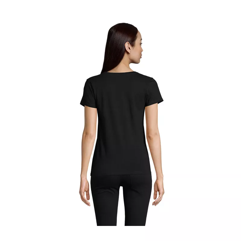 Koszulka organiczna 175 g/m² Sol's PIONEER WOMEN - Deep Black (S03579-DB)