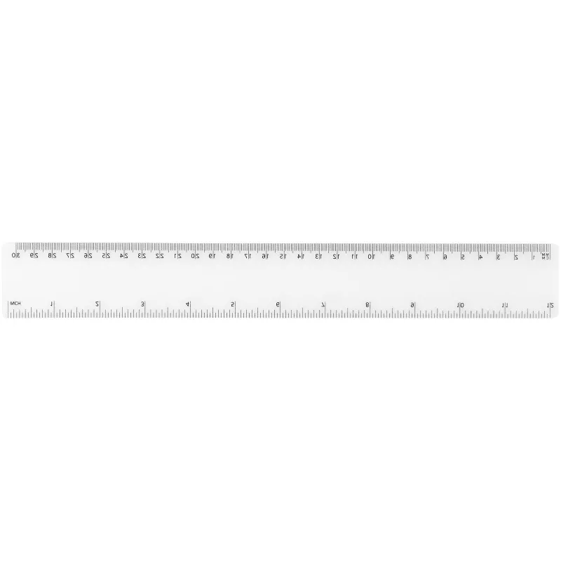 Linijka Rothko PP o długości 30 cm - Przezroczysty (21053910)