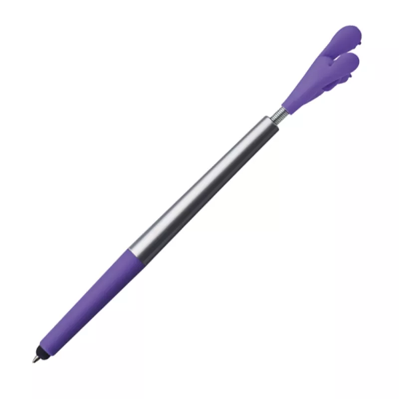 Długopis plastikowy CrisMa Smile Hand - fioletowy (1341512)