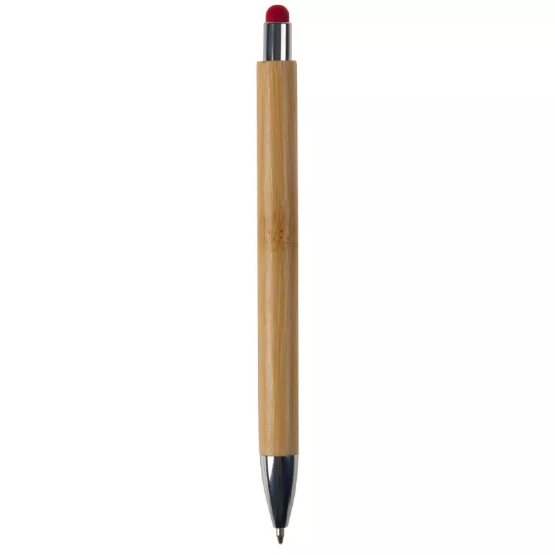 Bambusowy długopis Stylus New york - czerwony (LT87285-N0021)