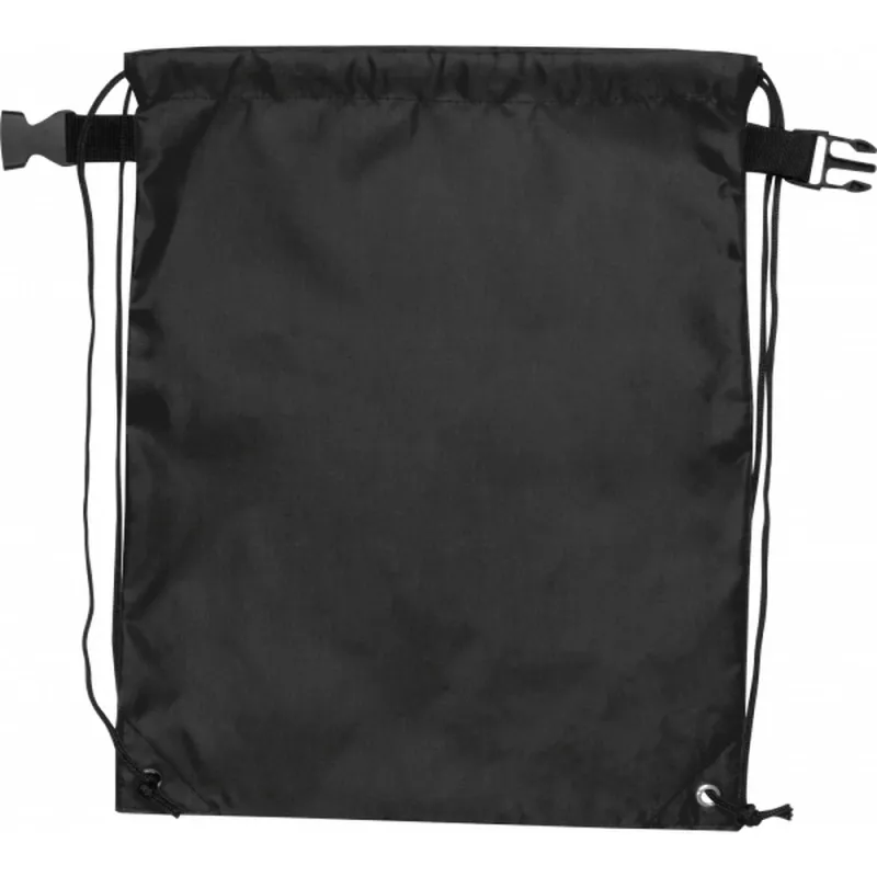 Worek sportowy rPET MONTEVIDEO - czarny (432603)