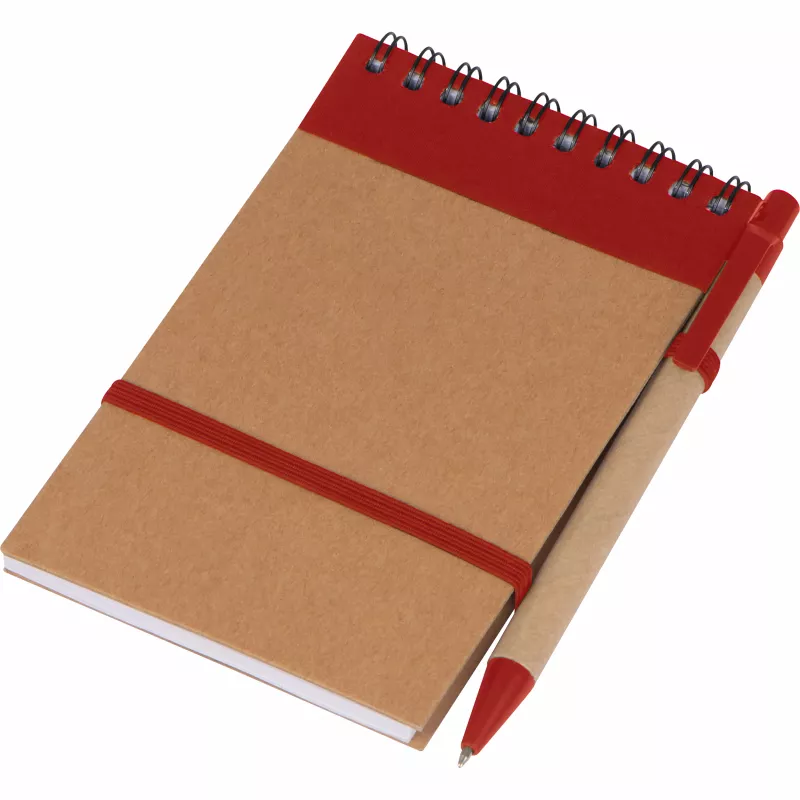 Notatnik z długopisem - czerwony (2049705)