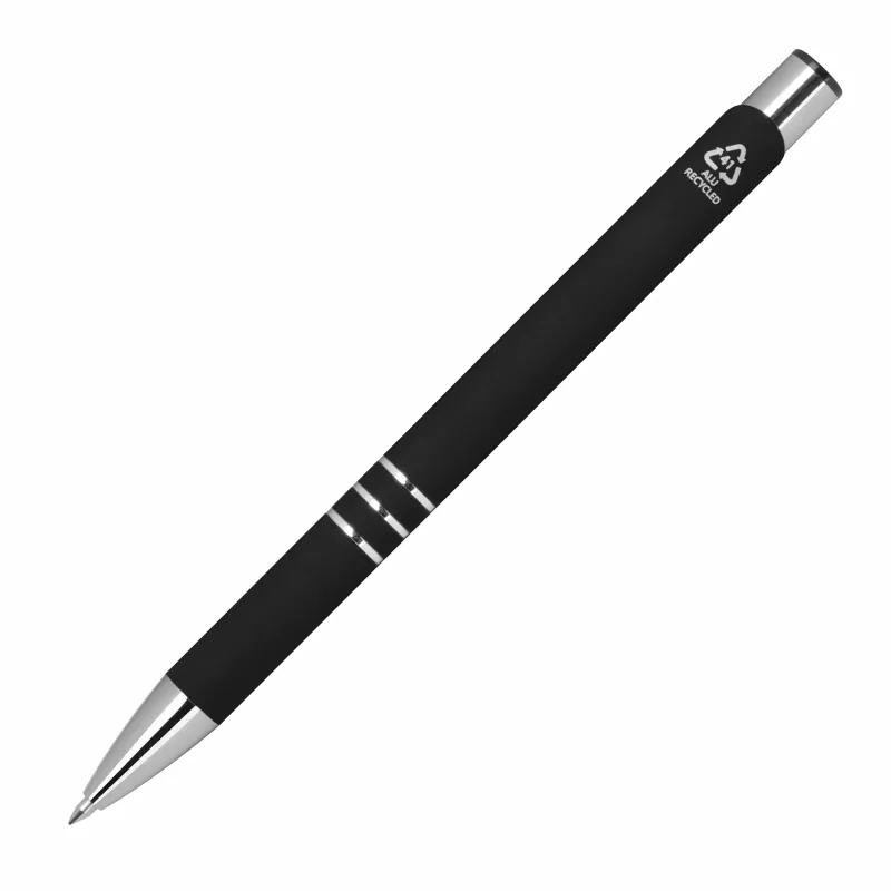 Długopis metalowy półżelowy DUNMORE - czarny (399103)