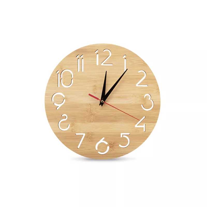 Zegar ścienny TOKKI - beżowy (03095-17)