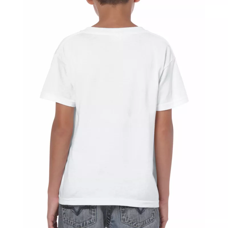 Koszulka bawełniana 180 g/m² Gildan Heavy Cotton™ - DZIECIĘCA - White  (5000B-WHITE)
