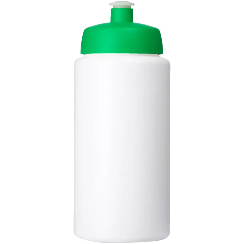 Bidon Baseline® Plus o pojemności 500 ml ze sportowym wieczkiem i uchwytem - Biały-Zielony (21068706)