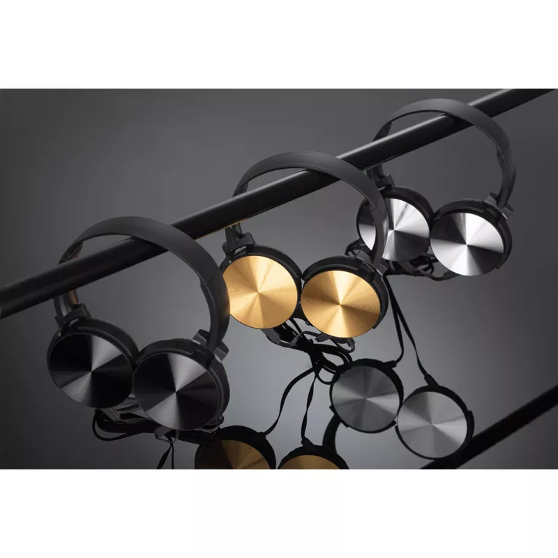 Słuchawki nauszne SPHERE - srebrny (09104-00)