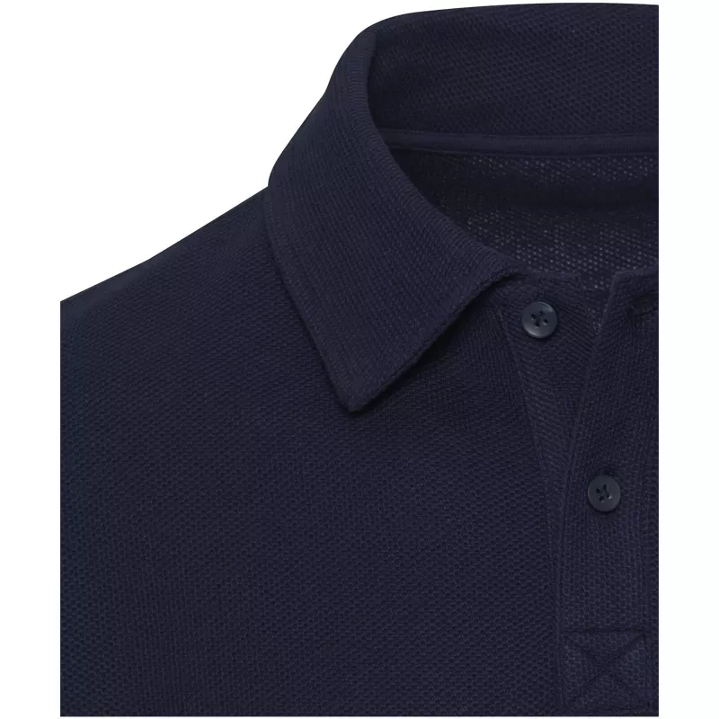 Apollo koszulka polo z długim rękawem, uniseks - Granatowy (39550-NAVY)