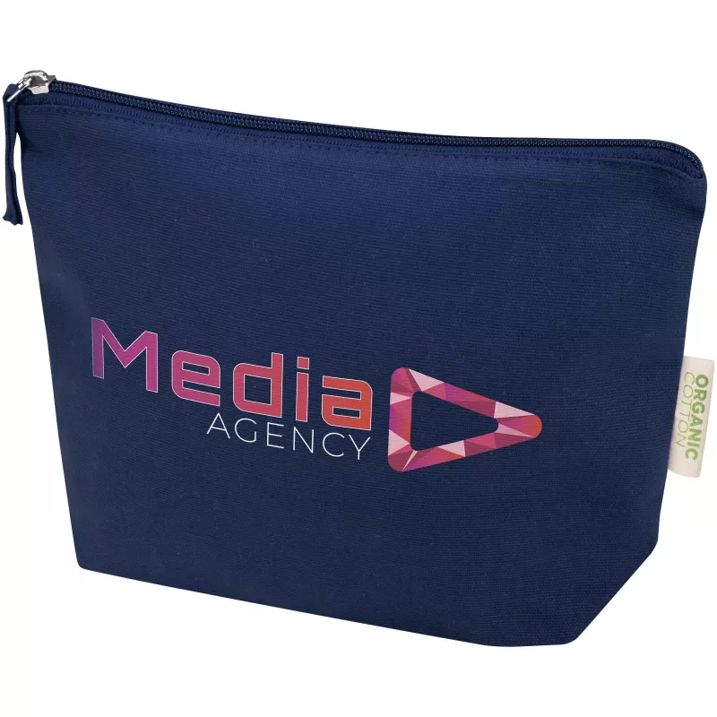 Odisha organiczna kosmetyczka z certyfikatem OCS o gramaturze 180 g/m², 1 l  - Granatowy (12078455)