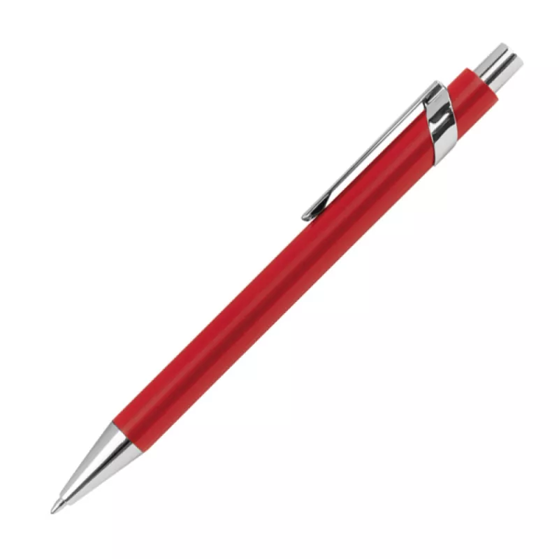 Długopis reklamowy metalowy - matowy - czerwony (1071605)