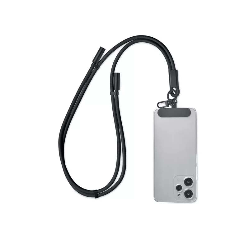 Smycz do telefonu z kablem 60W USB-C COCHARGE - Czarny (MO2618-03)