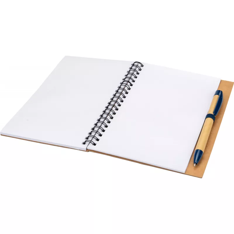 Notes A5 z czystymi stronami z papieru z recyklingu RAVENNA - granatowy (434144)