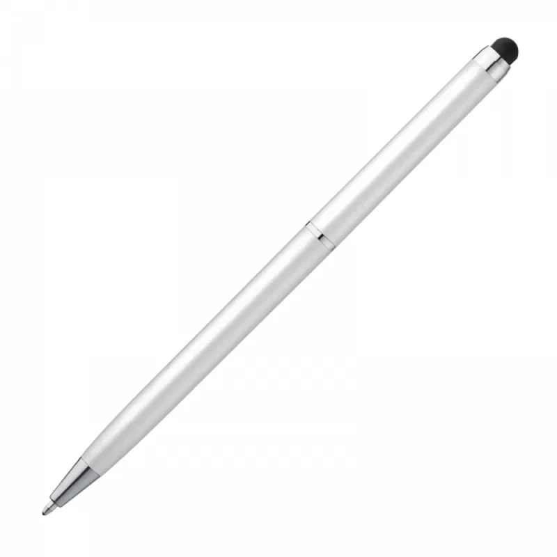 Długopis plastikowy touch pen KIMBERLY - biały (1878606)