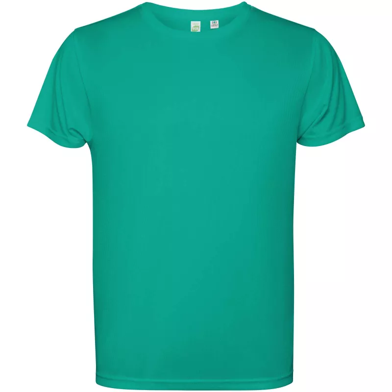 Estoril short sleeve kids t-shirt - Zielony jadeitowy (K0430-JADE)