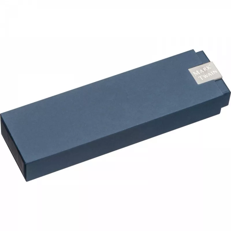 Zestaw piśmienny długopis i pióro kulkowe Mark Twain CHRISTIAN - granatowy (1390344)