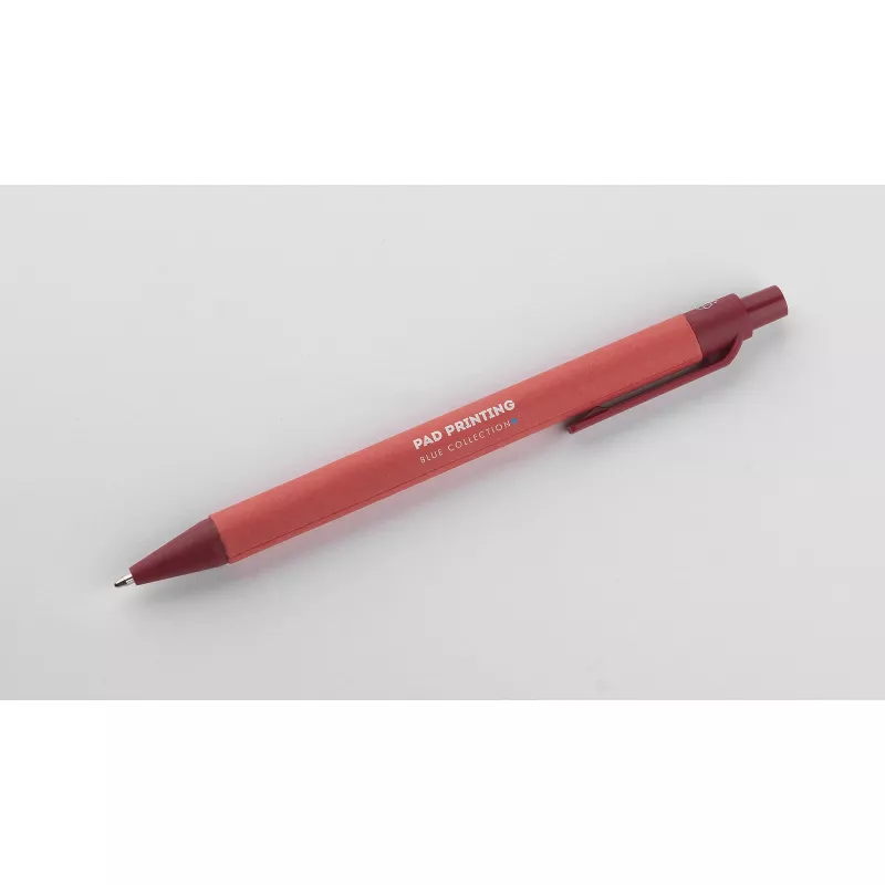 Długopis papierowy POLI - czerwony (19666-04)