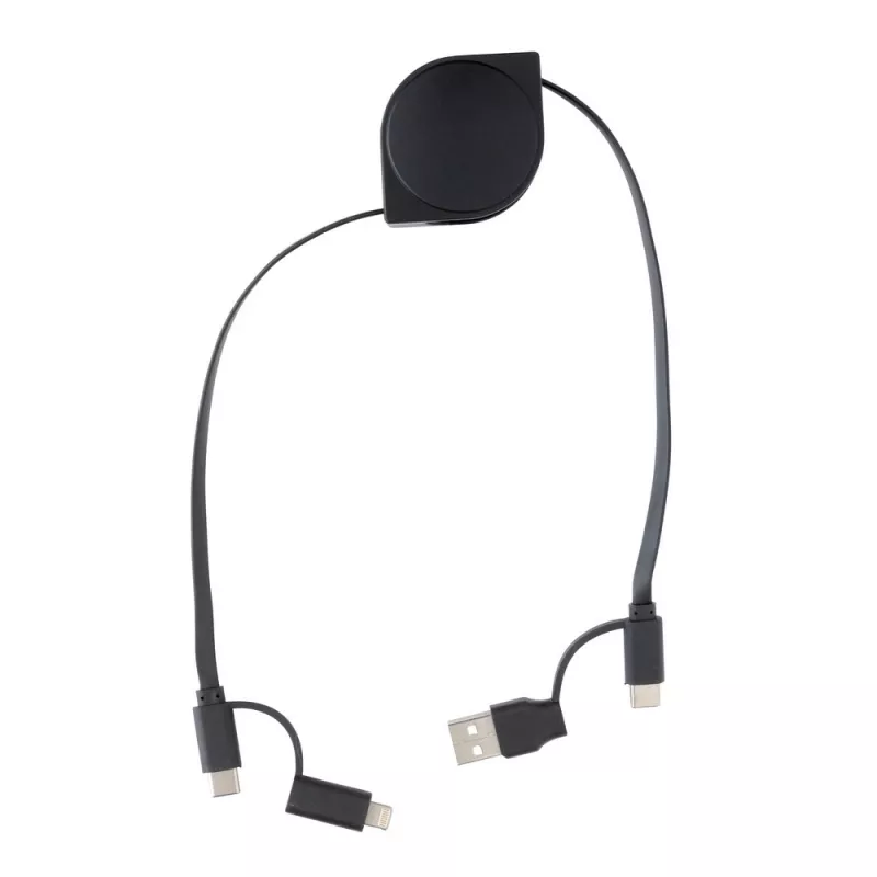 Kabel do ładowania 6 w 1 - czarny (P302.661)