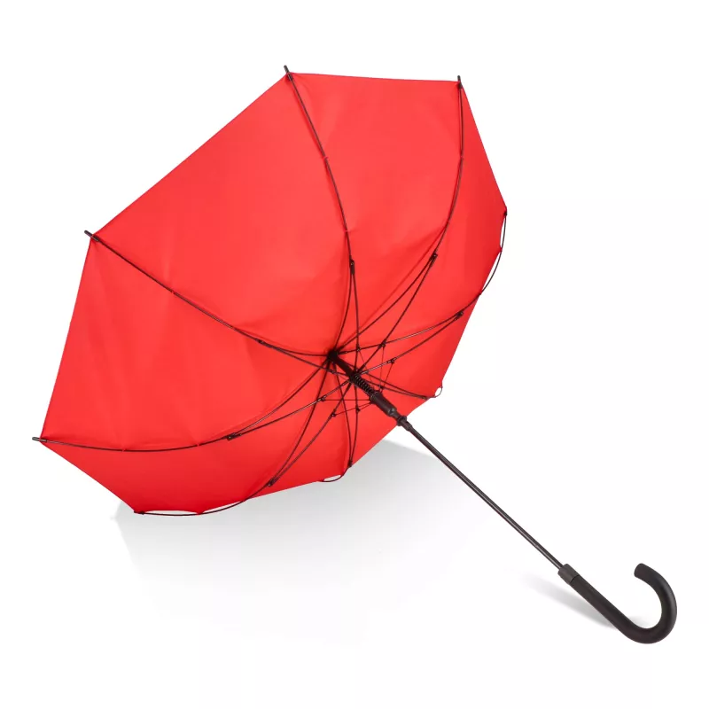 Verdure 190T Pongee 23""Wiatroodporny parasol zuchwytem, automatyczny - czerwony (LT97119-N0021)