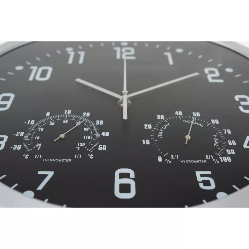 Zegar ścienny CrisMa MALCOLM - czarny (4123803)