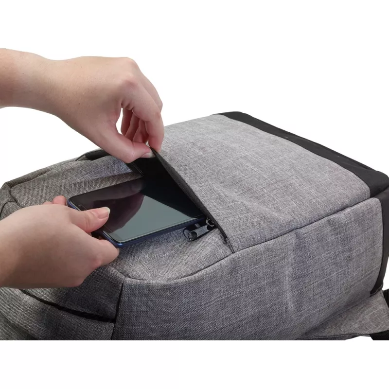 Plecak na laptopa 13", chroniący przed kieszonkowcami - niebieski (V0610-11)