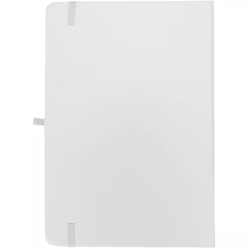 Notatnik A5 w linie z PU z recyklingu CLEO - biały (2374806)