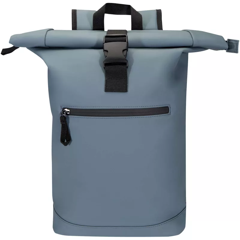 Resi Plus plecak na 15-calowego laptopa o pojemności 18 l z recyklingu, z certyfikatem GRS i zwijaną górną częścią - Hale Blue (13009355)