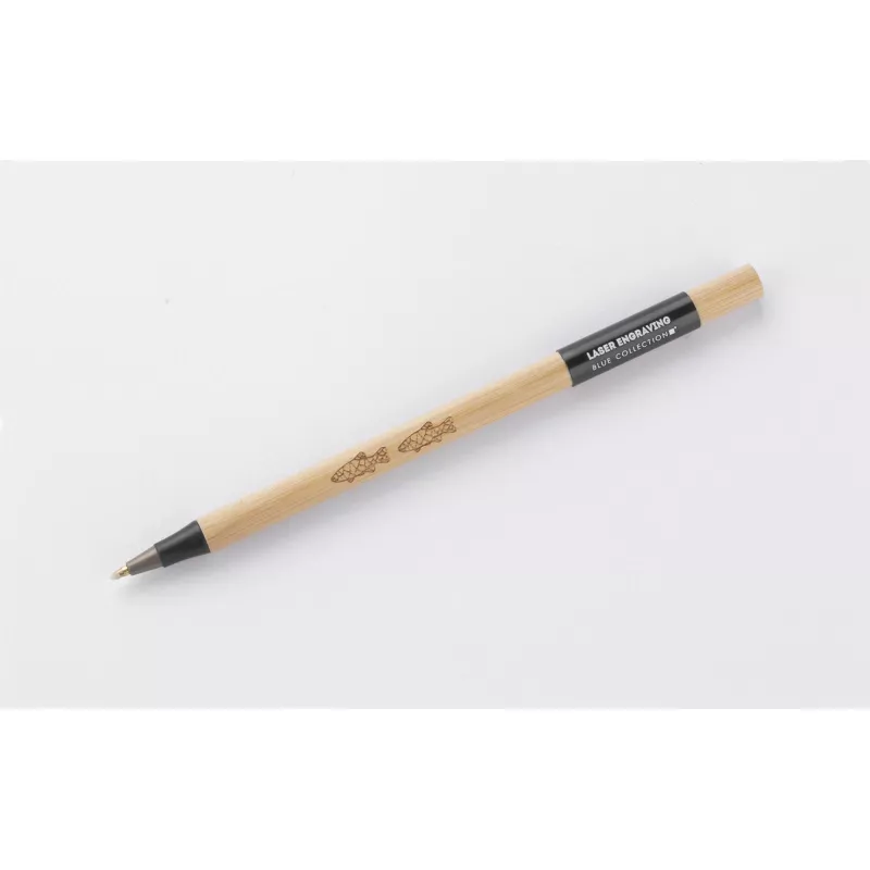 Długopis bambusowy IXER - czarny (19678-02)