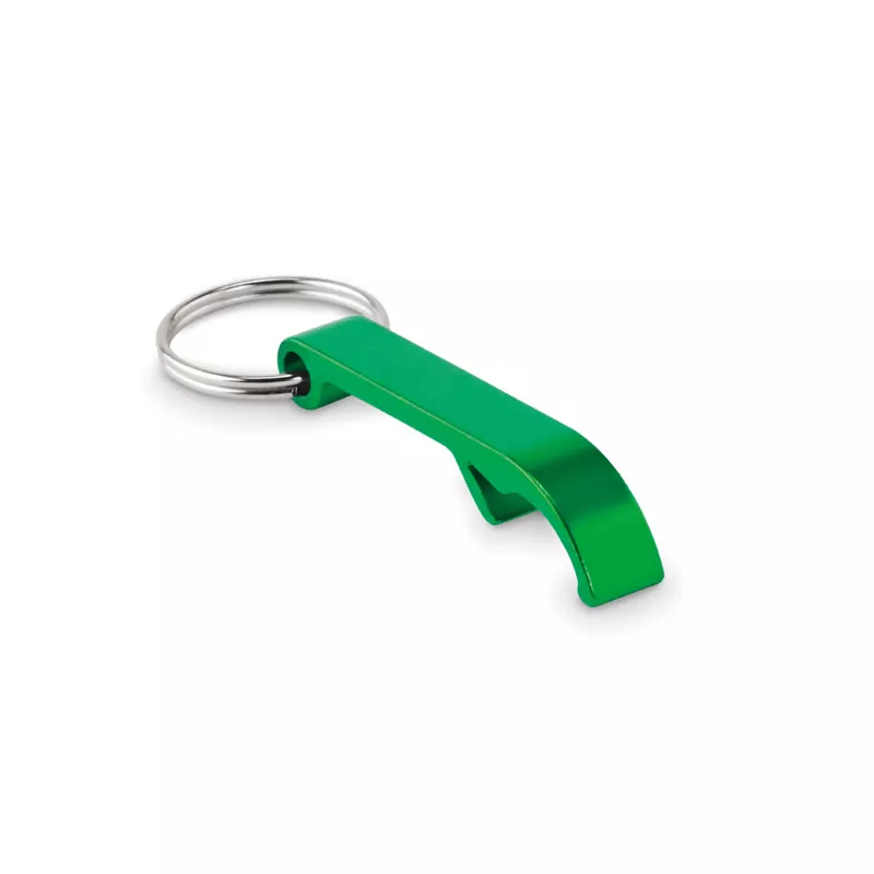 Brelok z aluminium z recyklingu OVIKEY - Zielony (MO6923-09)