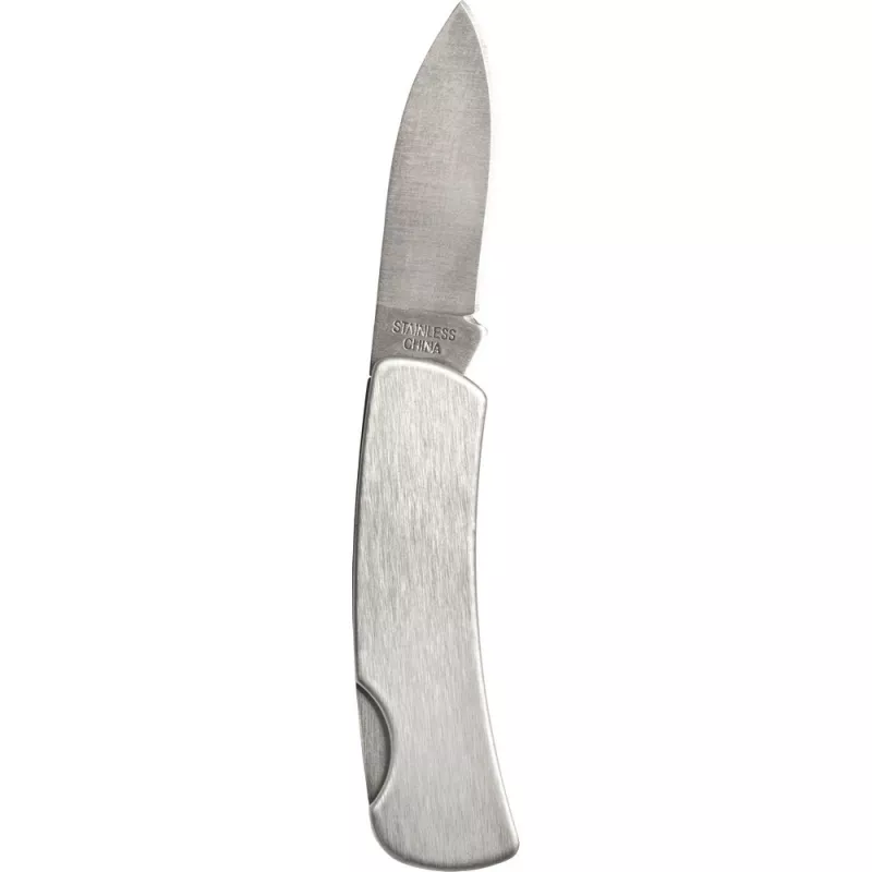 Nóż składany - srebrny (V9737-32)