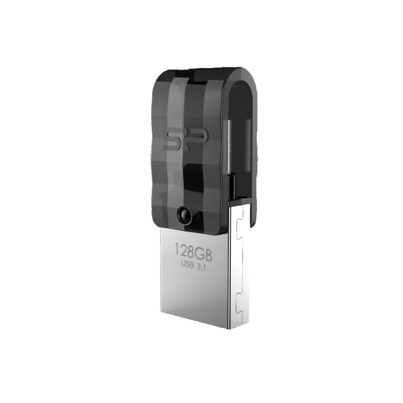 Pendrive dwustronny Silicon Power Mobile C31 USB 3.2 Type A and C 16 do 128GB - czarny (EG 816803 16GB)