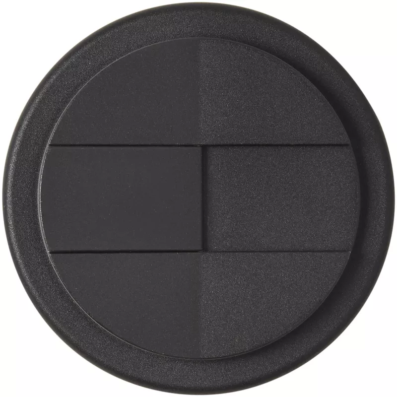 Americano® 350 ml tumbler with spill-proof lid - Biały-Czarny (21069500)