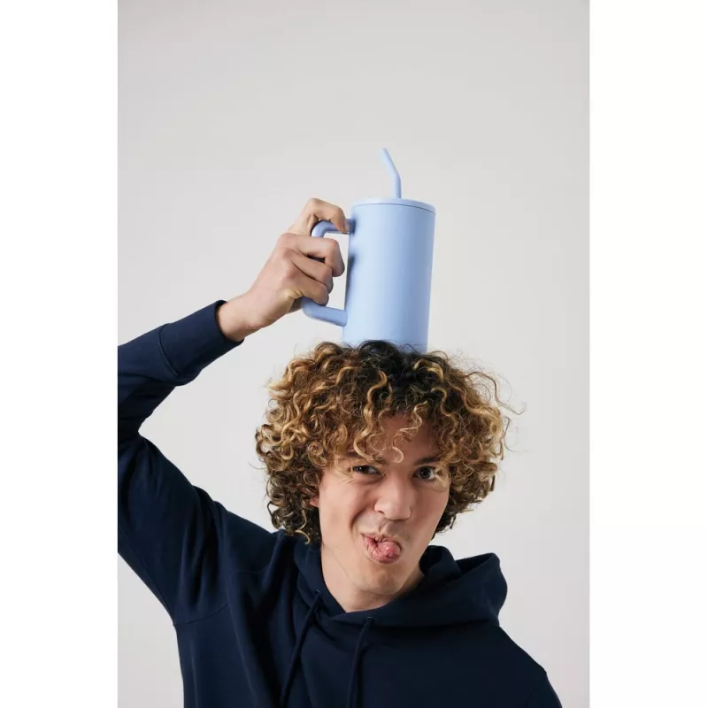 Kubek termiczny 800 ml Cube - jasnoniebieski (P437.3105)
