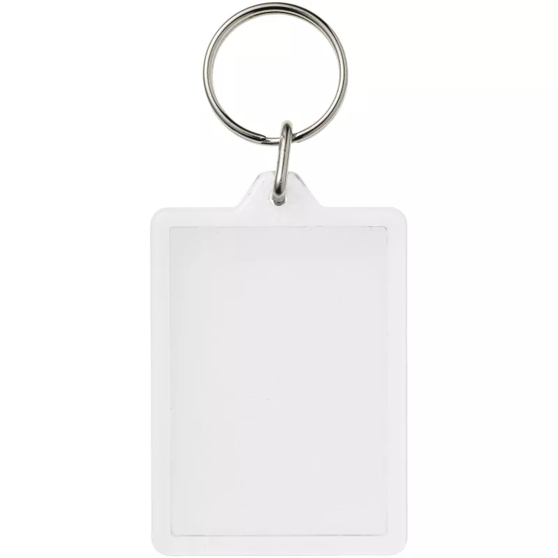 Prostokątny brelok Vito C1 - Przezroczysty bezbarwny (21056100)