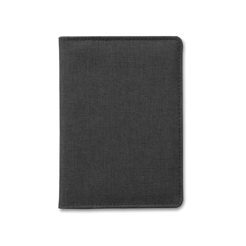 Etui na paszport z ochroną RFID SHIELDOC - Czarny (MO9107-03)